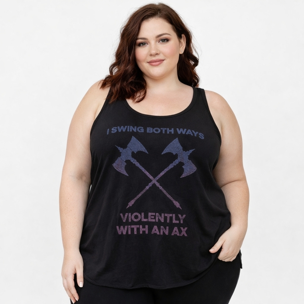 Bella Canvas Humorous Plus Size Razorback Tank Size 2X